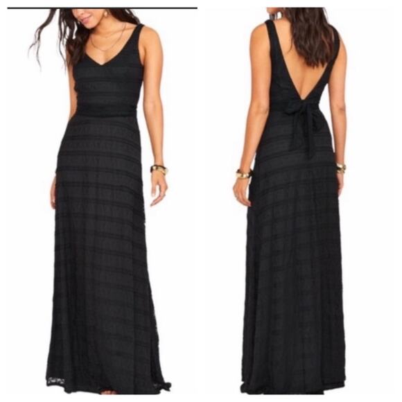 Show Me Your MuMu Dresses & Skirts - NEW Show Me Your Mumu Dress Jenn Black Lace Maxi Formal SIze Small -$198